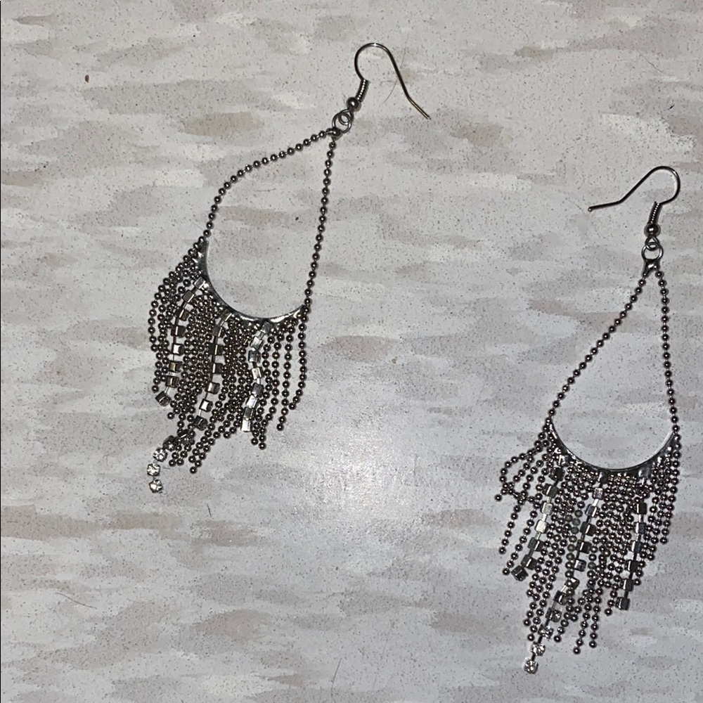 Elegant Silver Dangle Earrings